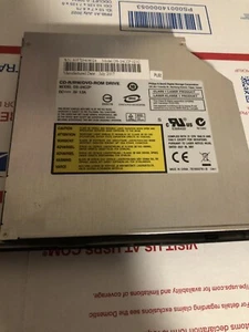 Alienware M9750 M9700 Pre Dell CD Disc Drive Black Bezel - Zdjęcie 1 z 2