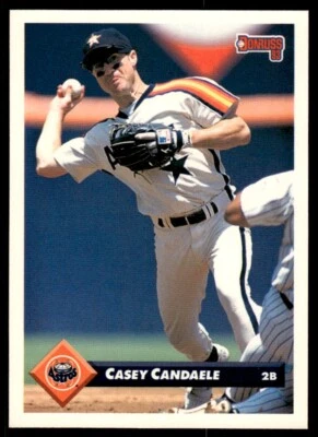 1993 Donruss Baseball Card Casey Candaele Houston Astros #536 - Image 1 of 2