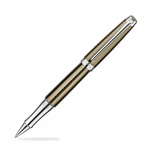Caran D'ache Leman Rollerball Pen - Caviar Silver Plated and Rhodium Coated - Picture 1 of 4