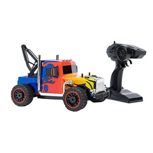 1:16 Hi Speed RC Big Wheel Drift Tow Truck 4X4 Proportional 2.4 Ghz NewFGgX - Picture 1 of 15