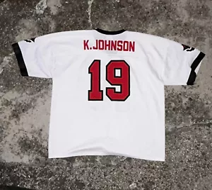 Vintage Tampa Bay Buccaneers Trikot Keyshawn Johnson 19 Logo Athletic NFL Xxl - Bild 1 von 10