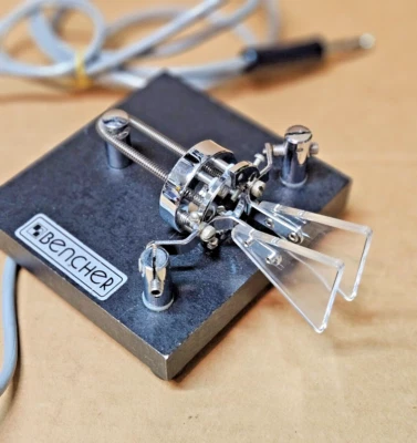 Bencher BY-1 Iambic  Paddle - Recently serviced by Vibroples - PRICE REDUCED AGN - Image 1 of 4