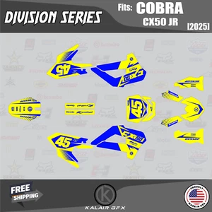 Graphics Kit for COBRA CX50 JR (2025) Division Series - BLUE-SHIFT - Bild 1 von 6