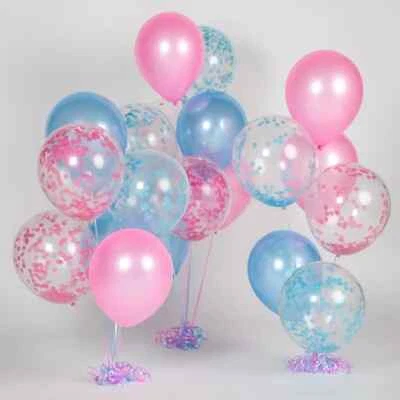 Gender Reveal Balloons Baby shower balloons Pink Blue Theme Party DECOR BALLOONS