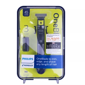Philips Norelco OneBlade Men's Electric Shaver Face Hybrid Trimmer QP2520 - Picture 1 of 7