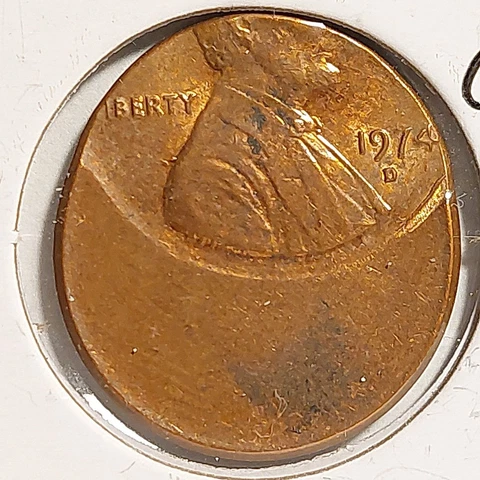 1974 D Off Center Lincoln One Cent Error Coin - 0710-2 Cover