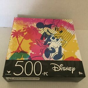 NEW Disney Classic Neon I Love Summer Minnie Mouse 500pc Puzzle