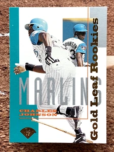 1995 Leaf Gold Leaf Rookies Charles Johnson #9 - Bild 1 von 2