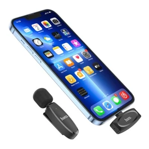 Microphone Hoco L15 Crystal Lavalier Smartphone Pince Micro Type-C Lightning - Photo 1/6