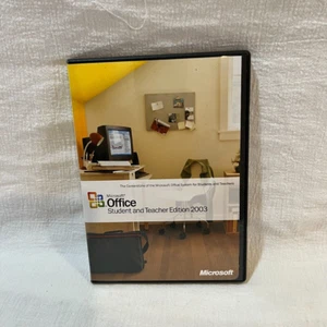 Microsoft Office Student and Teacher Edition 2003 Word, Excel w/ Key - Picture 1 of 4