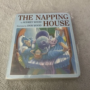 The Napping House Board Book by Audrey Wood 1996 First Red Wagon Book Edt New!! - Picture 1 of 6