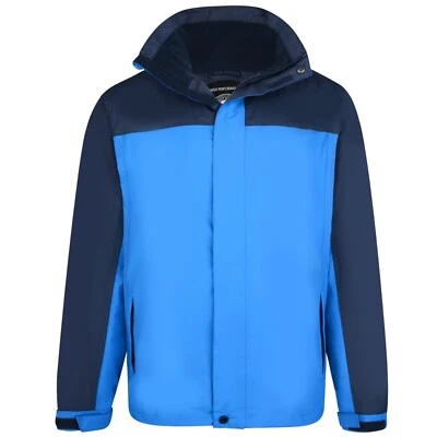 Chaqueta impermeable en contraste Kam tallas grandes peso ligero 2XL 3XL 4XL 5XL 6XL 7XL 8XL Foto 1 de 2