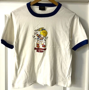 Camiseta Brite Arco Iris Años 80 DE COLECCIÓN Camiseta Juniors Talla Grande Bandas Hecha en EE. UU. - Imagen 1 de 4