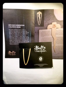 Buffy the Vampire Slayer "Mr. Pointy" Fermalibro Lesezeichen Beutekiste Neu mit Karte - Bild 1 von 2