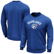 Toronto Blue Jays Sweatshirt Men's True Classics Vintage Graphic Crew Top - New
