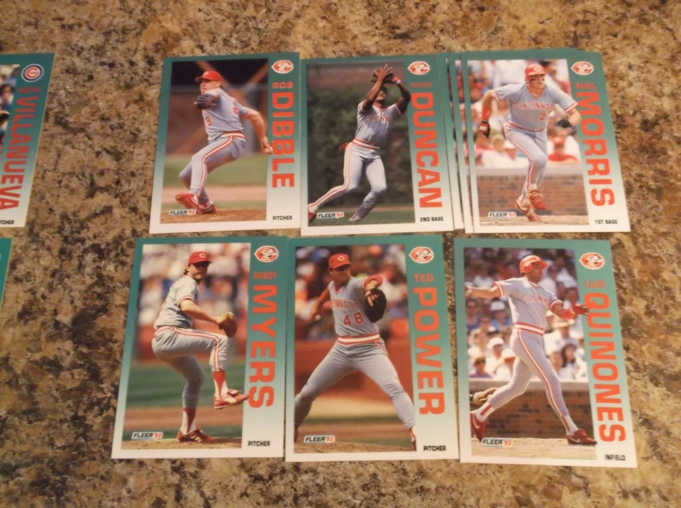 1992 FLEER BASEBALL # 417 LUIS QUINONES BASEBALL CARD - Image 1 of 1