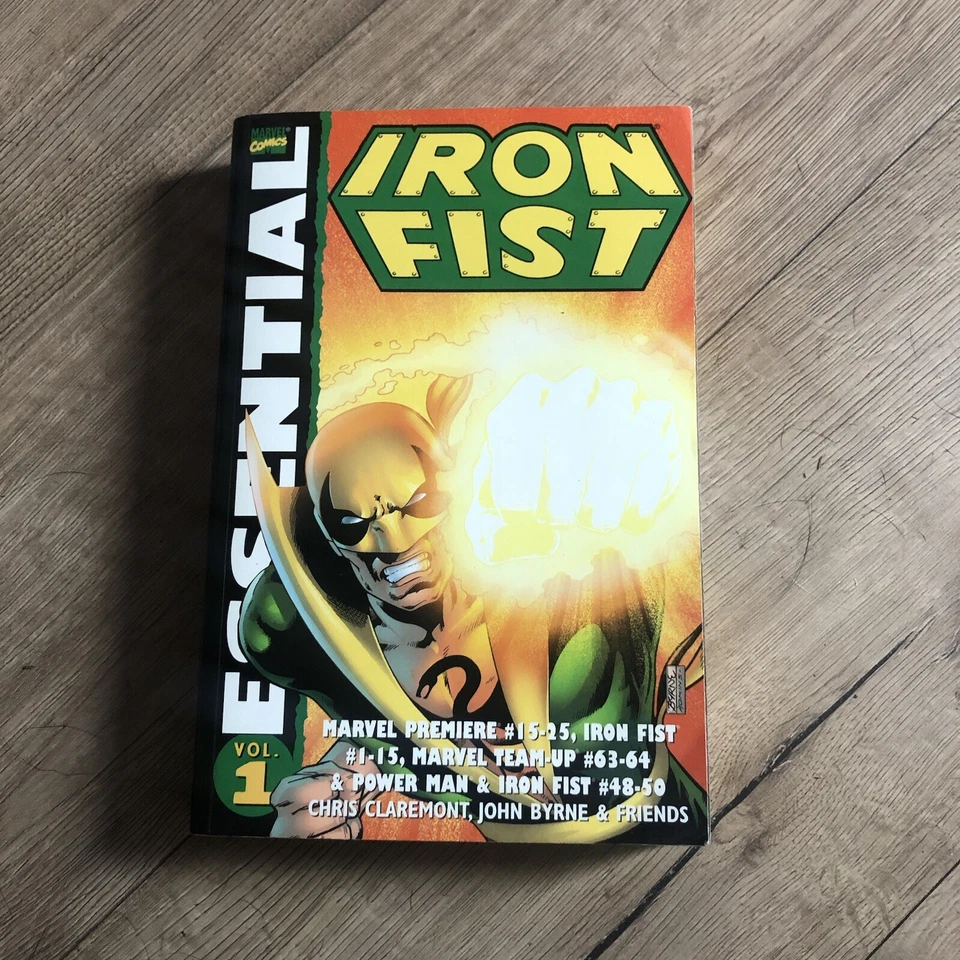 Essential Iron Fist Volumen #1 TPB Marvel Comics Novela Gráfica Tapa Blanda Foto 1 de 4