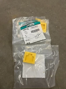 PANDUIT FHDEC2X2YL FIBER-DUCT HINGED DUCT END CAP ACCESSORY, 2-INCH, YELLOW - Afbeelding 1 van 1