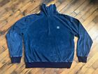 GIVENCHY velour shirt 3/4 zip pullover unisex 1970s lounge oversize collar