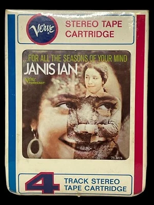 Janis Ian "For All The Seasons Of Your Mind" 4 Track Cartridge VERVE 75-3024 NOS - Image 1 of 4