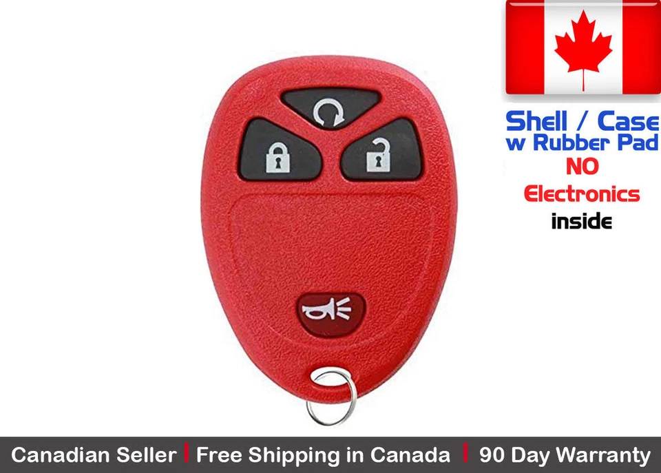 1x New Replacement Keyless Remote Key Fob For Chevy Buick Pontiac - Shell Only - Image 1 of 1