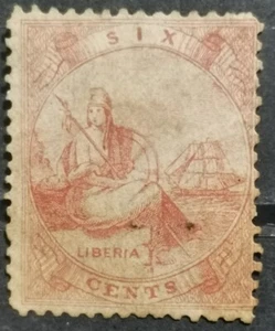 LIBERIA  Scott# 13 MNG 1866-69 - Picture 1 of 2