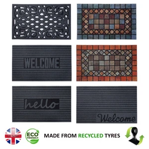 Nicoman Non-Slip Barrier Doormat Eco-Friendly Scrape Outdoor Drainage Door Mat  - Picture 1 of 32