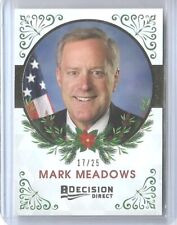 RARE 2020 DECISION MARK MEADOWS "GOLD FOIL" HOLIDAY PARALLEL CARD #24 ~ 17/25