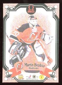Martin Brodeur #7 1997-98 Pacific Omega Silks New Jersey Devils Hockey Card SP - Picture 1 of 3