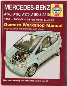 MERCEDES BENZ A140 A160 A170 A190 A210 PETROL DIESEL '98-'04 OWNER REPAIR MANUAL - Picture 1 of 1