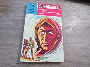 VINTAGE BRITISH SUPERNATURAL STORIES # 71 RARE BADGER BOOKS PULP FANTASY HORROR - Imagen 1 de 4