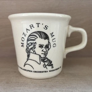 RARE Vintage MOZART Mug WFLN Philadelphia Orchestra Marathon TAYLOR USA - Picture 1 of 4