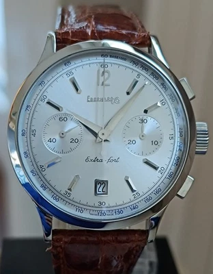 EBERHARD  Extra Fort Chrono Automatico in acciaio Ref 31951  Full set Bellissimo - Immagine 1 di 4