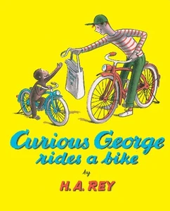 Curious George Rides a Bike by H.A. Rey (English) Library Binding Book - Picture 1 of 1