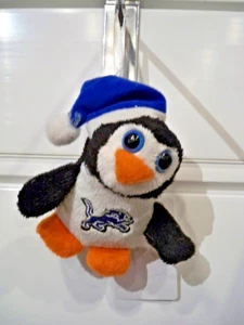 Mini adorno de pingüino de felpa de los Detroit Lions de la NFL - Imagen 1 de 1
