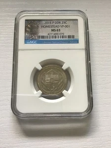 2015 P Homestead DDR 25C MS63 NGC - Picture 1 of 2
