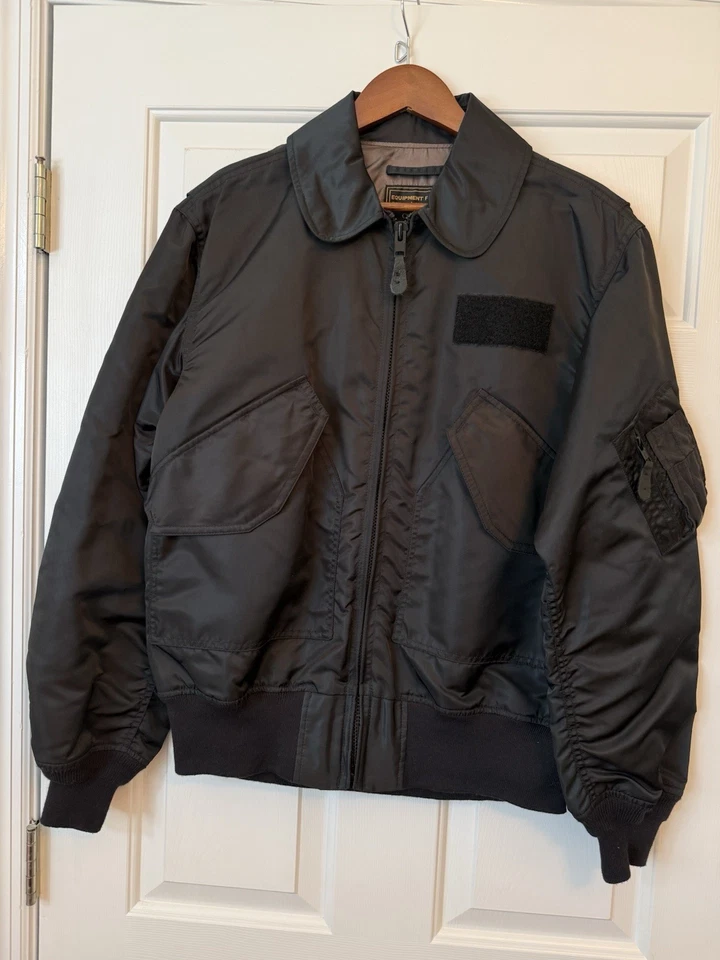 Cockpit USA US Fighter Weapons Jacket Z2285 Black Size Medium  - Image 1 of 3