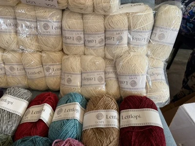 NEW 40 SKEINS REYNOLDS Lettlopi LOPI Yarn WOOL 1.75 oz (50 Gms)  WOW!  - Image 1 of 3