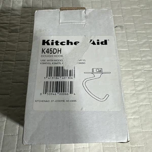 KitchenAid 4.5 or 5 Quart Tilt-Head Coated Dough Hook (K45DH) FREE SHIPPING - Picture 1 of 4
