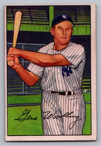 1952 BOWMAN #177 GENE WOODLING YANKEES - Foto 1 di 3