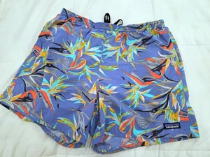PATAGONIA Men’s M Baggies Shorts Lined 5” 57020 PVTB Piton Paradise Violet Blue - Picture 1 of 15