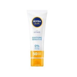 NIVEA Sun Face Soothing Sensitive Cream for Oily skin SPF50+ Pa++++ 50ml