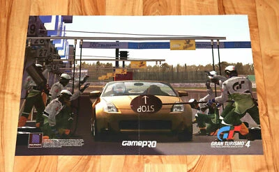 2004 Gran Turismo 4 The Real Driving Simulator PS2 PS3 PSP Rare Poster 58x39cm . - Bild 1 von 3