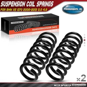 2x New Coil Springs Front Suspension for BMW X5 E70 2006-2013 3.0 4.8 RA1127 - Picture 1 of 11