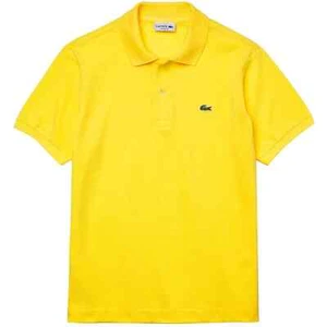 Lacoste 2024 Classic Cotton L1212 Polo a manica corta Giallo Canarino Autentica - Imagen 1 de 4