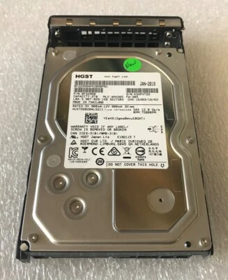 HGST HUS726020ALS211 2TB 3.5" 12 GB/s SAS HDD Hard Disk 0F22958 F22958 NOB - Image 1 of 3