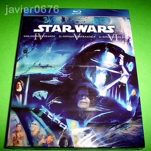 STAR WARS EPISODIOS IV - V - VI EN BLU-RAY PACK NUEVO Y PRECINTADO - Imagen 1 de 4