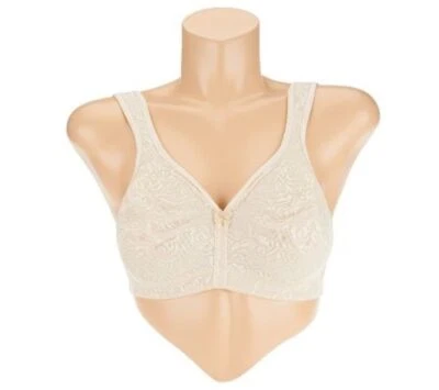 Breezies~Wild Rose Lace Seamless Wirefree Bra~A260367, A679229~No Padding - Image 1 of 3