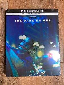 The Dark Knight w. Steelbook (4K UHD + Blu-ray, 2008, Region Free) *NEW/SEALED*