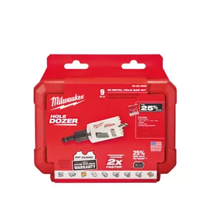 Milwaukee 49-22-4006 9-Piece General-Purpose Hole Dozer Hole Saw Kit - Picture 1 of 1
